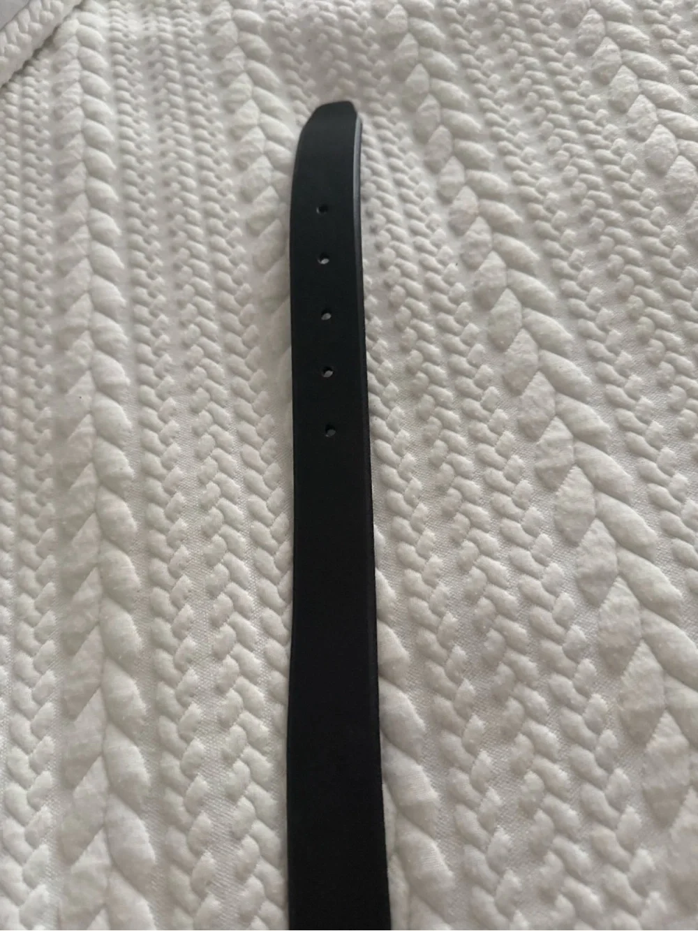 GAP Black Smooth Leather Belt Length: 40